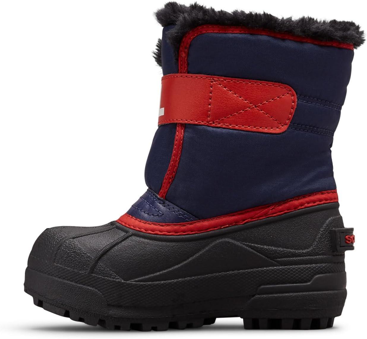 imageSOREL Youth Snow Commander Snow Boots for KidsNocturnal Sail Red