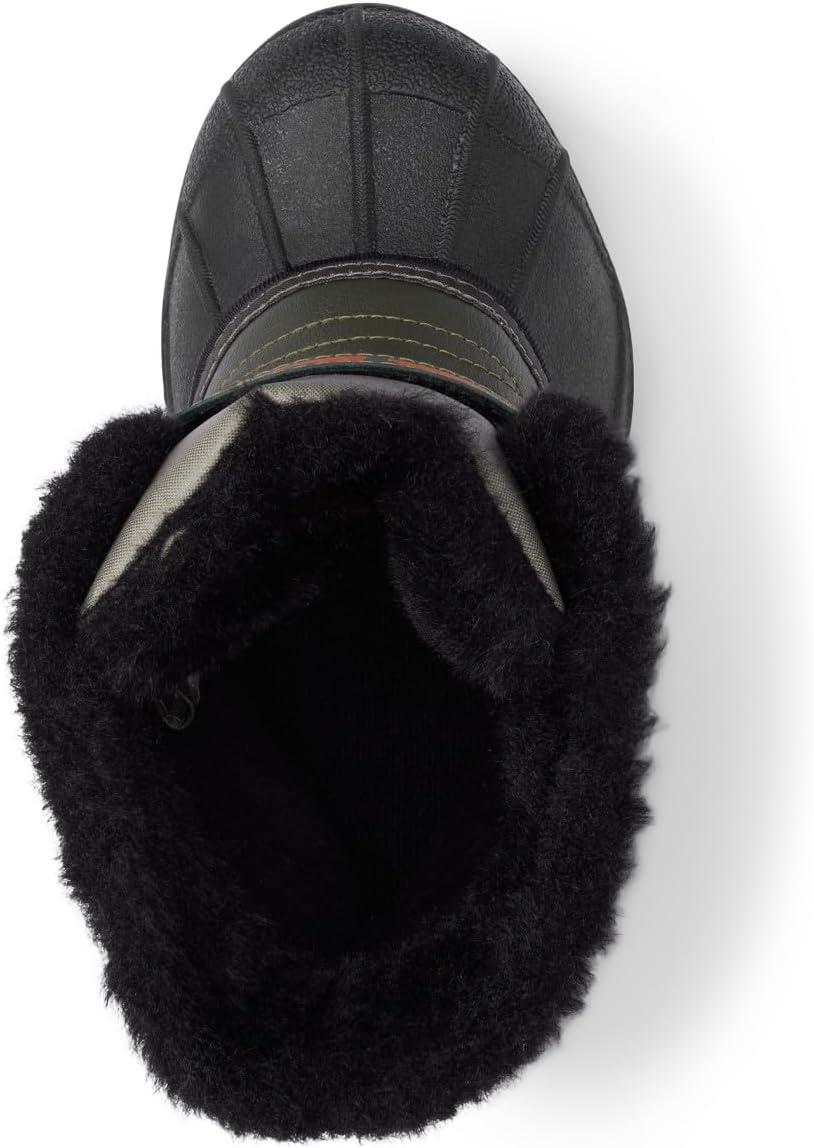 imageSOREL Youth Snow Commander Snow Boots for KidsStone Green Alpine Tundra