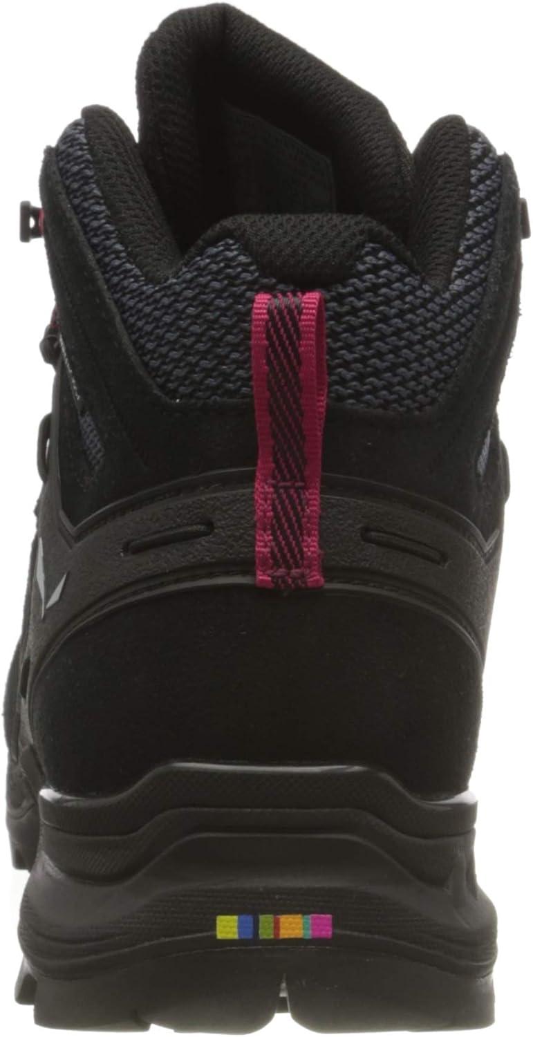 imageSalewa Mens Alp Mate Mid Waterproof Trekking ampamp Hiking BootBlack OutVirtual Pink