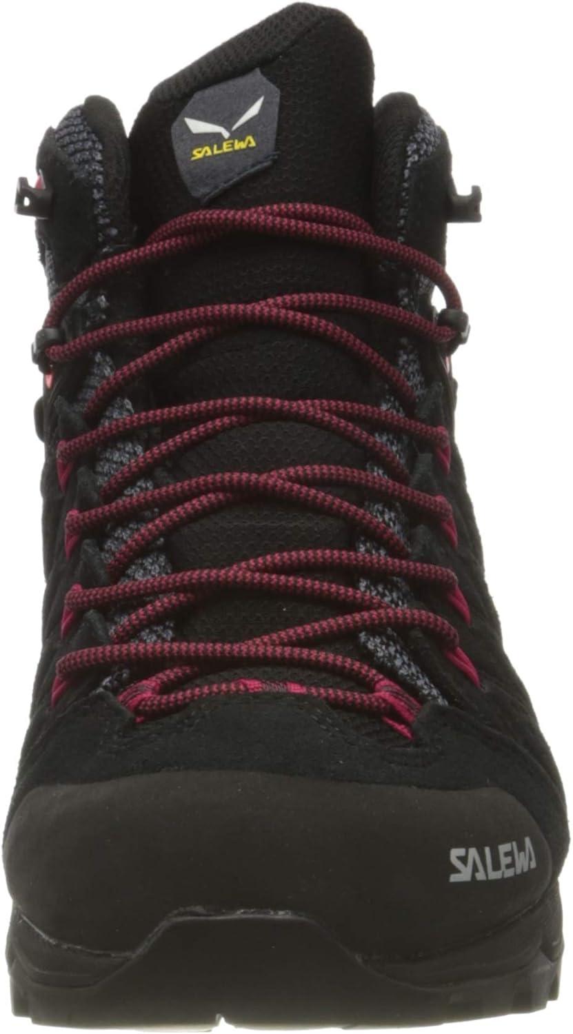 imageSalewa Mens Alp Mate Mid Waterproof Trekking ampamp Hiking BootBlack OutVirtual Pink