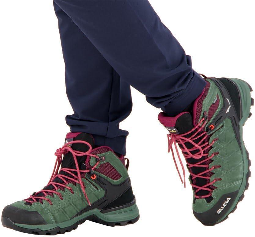 imageSalewa Mens Alp Mate Mid Waterproof Trekking ampamp Hiking BootDuck Green Rhododendon