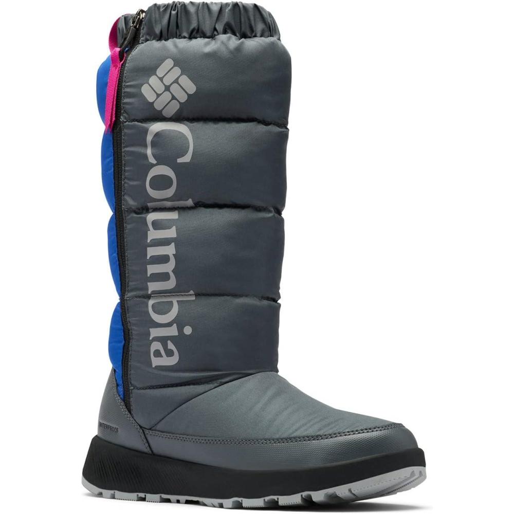 imageColumbia Womens Paninaro OmniHeat Tall Snow BootGraphiteLapis Blue