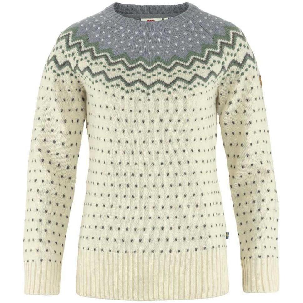 imageFjllrven Mens vik Knit SweaterChalk WhiteFlint Grey