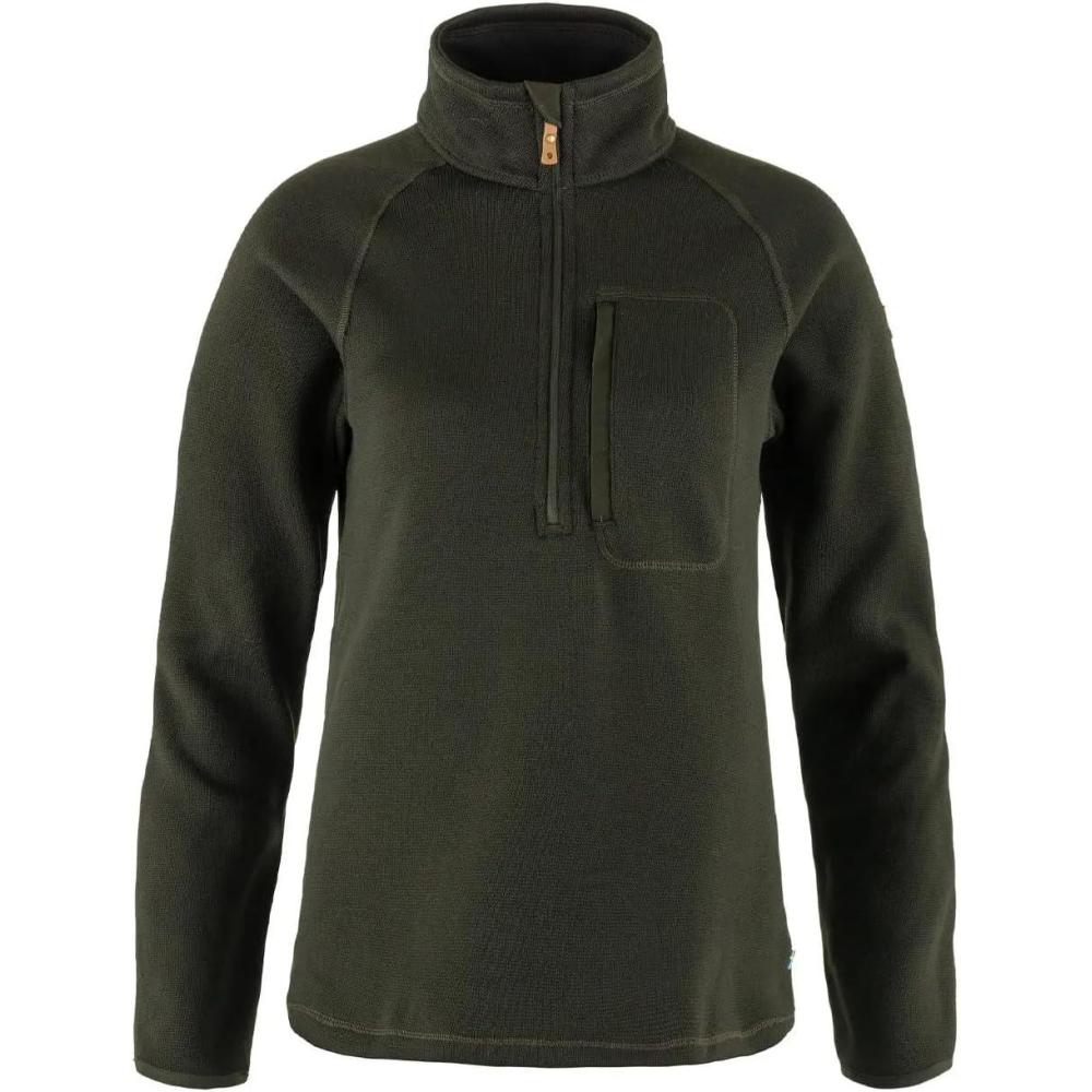 imageFjllrven Womens vik Fleece 12 ZipDeep Forest
