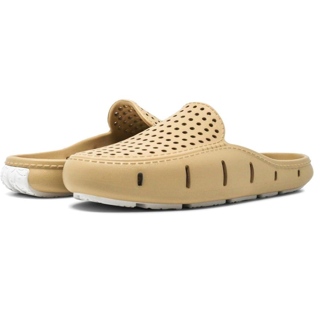 imageFloafers Sunset Slide  Unisex Slides  Sectional Traction  Utility Hole at Heel  ScuffProof Rubber OutsoleWarm SandCoconut