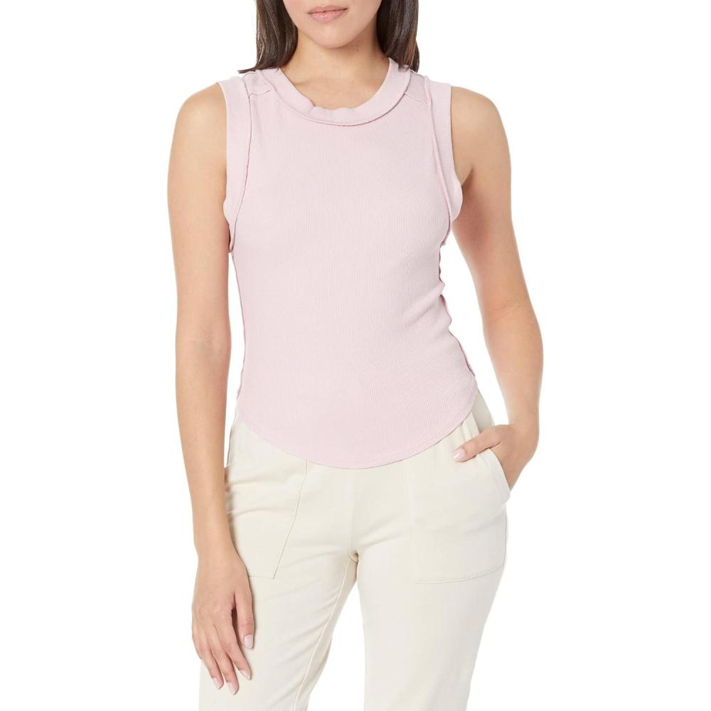 imageFree People Womens Kate TeeBleached Mauve