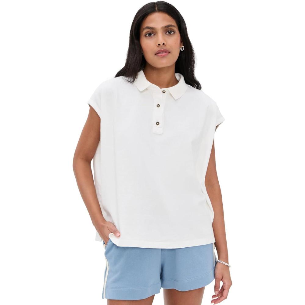 imageFree People Womens Keep on PoloClean Ivory