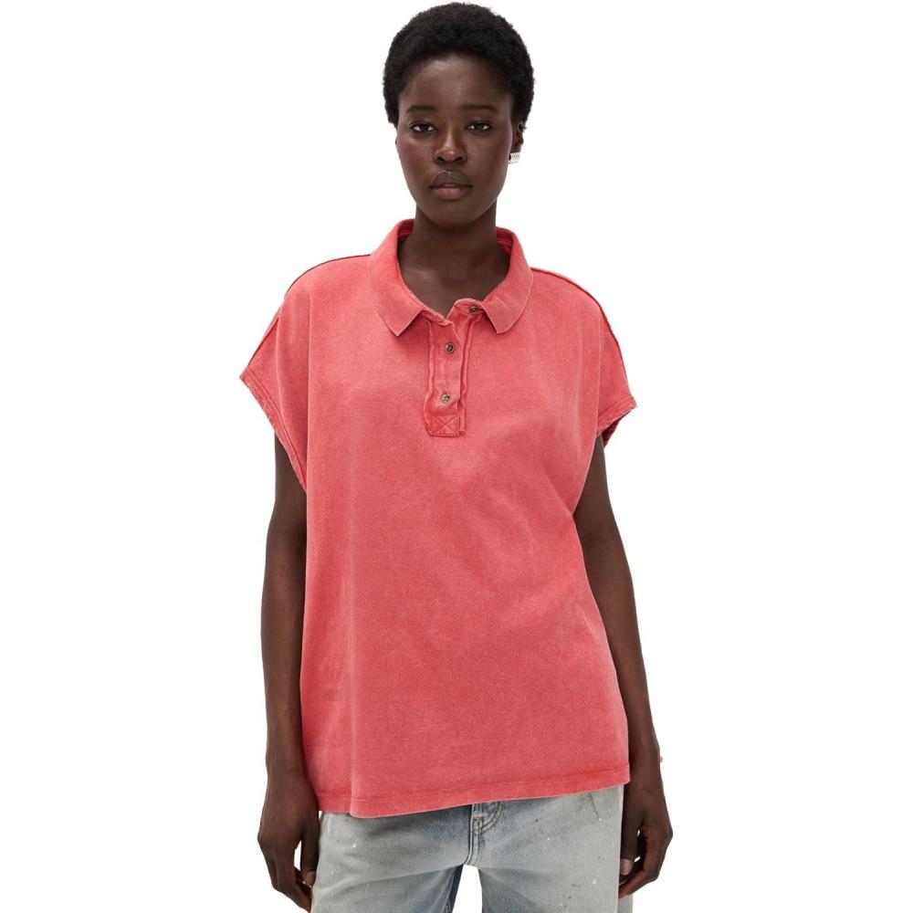 imageFree People Womens Keep on PoloFiery Red