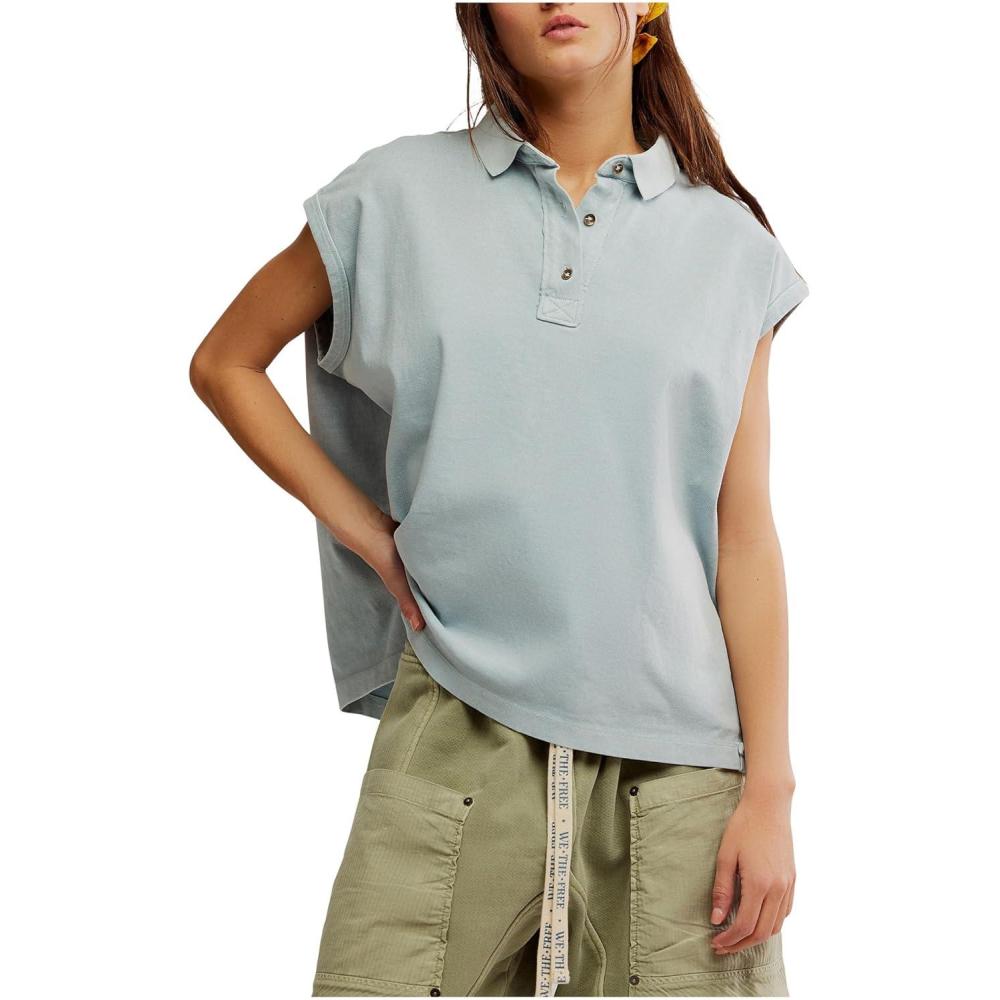 imageFree People Womens Keep on PoloPolar Fog
