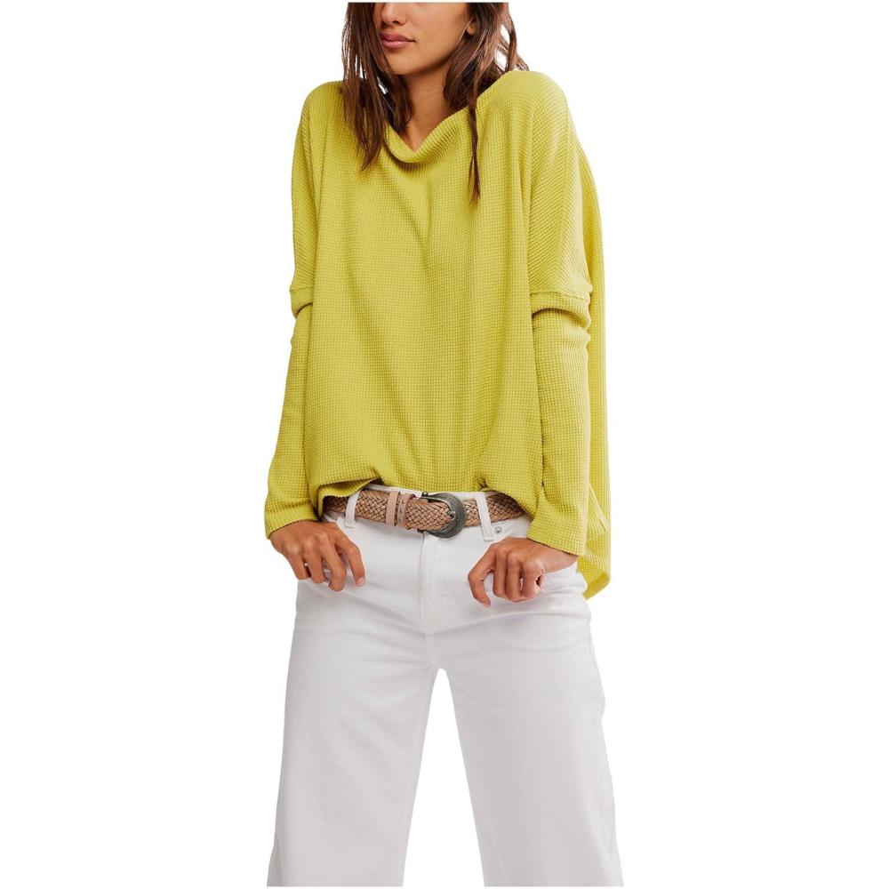 imageFree People Womens Latte Blues Thermal SolidAcacia