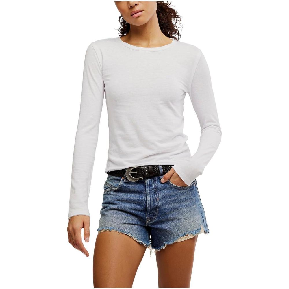 imageFree People Womens Nova Tee Long SleeveIvory