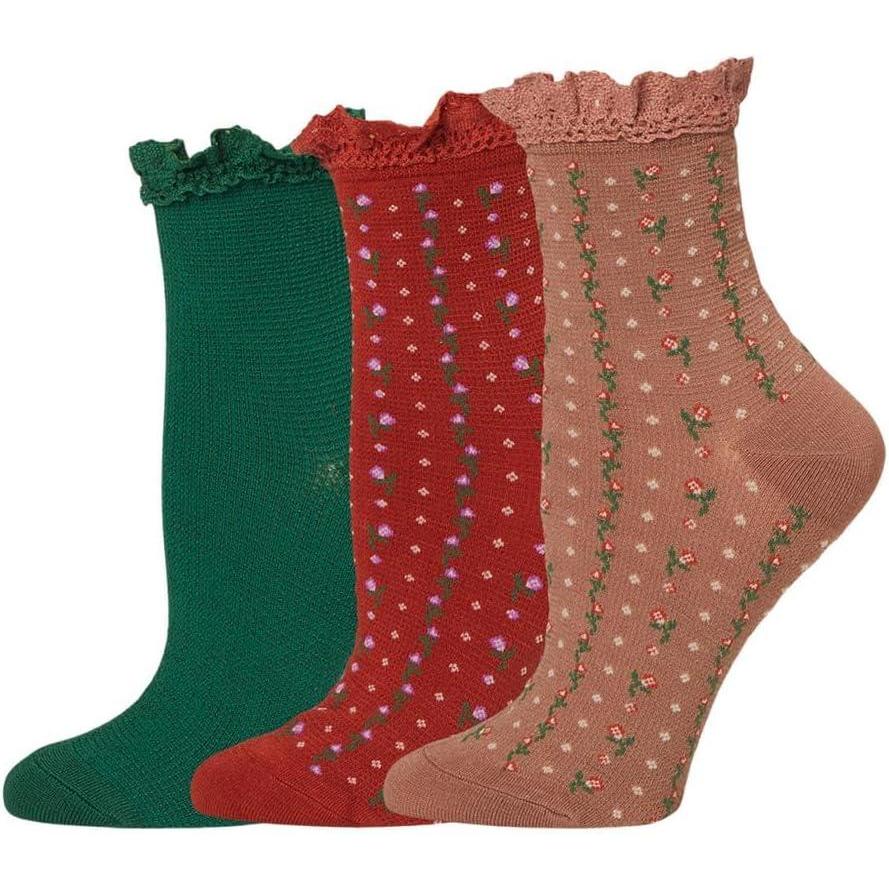 imageFree People womens Ruffle Socks PackMerry and Bright