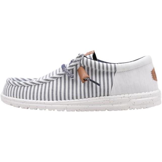 imageHEYDUDE Mens Wally Funk Nu PrepPrincess BlueWood Ash