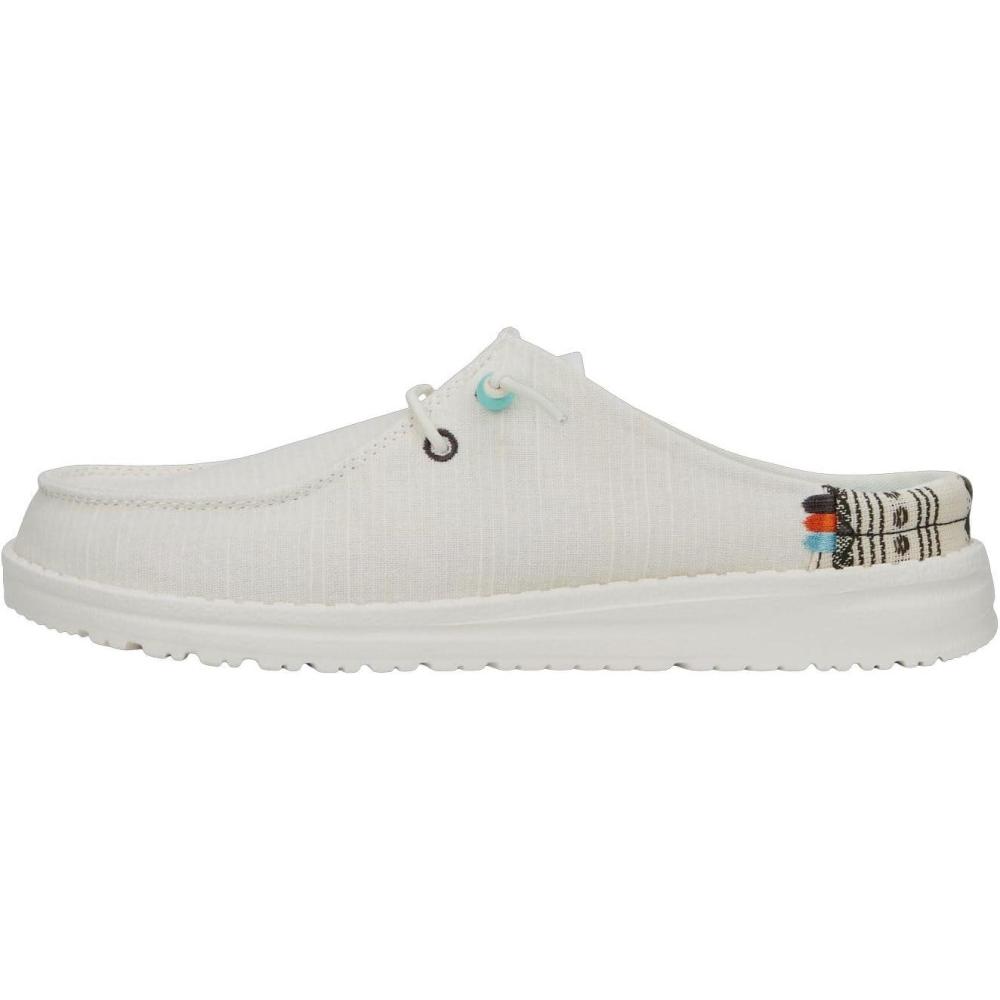 imageHEYDUDE Womens Wendy Slip Mule  Lightweight Womens SlipOn Shoes  Comfortable ampamp Casual Everyday FootwearBaja Cream