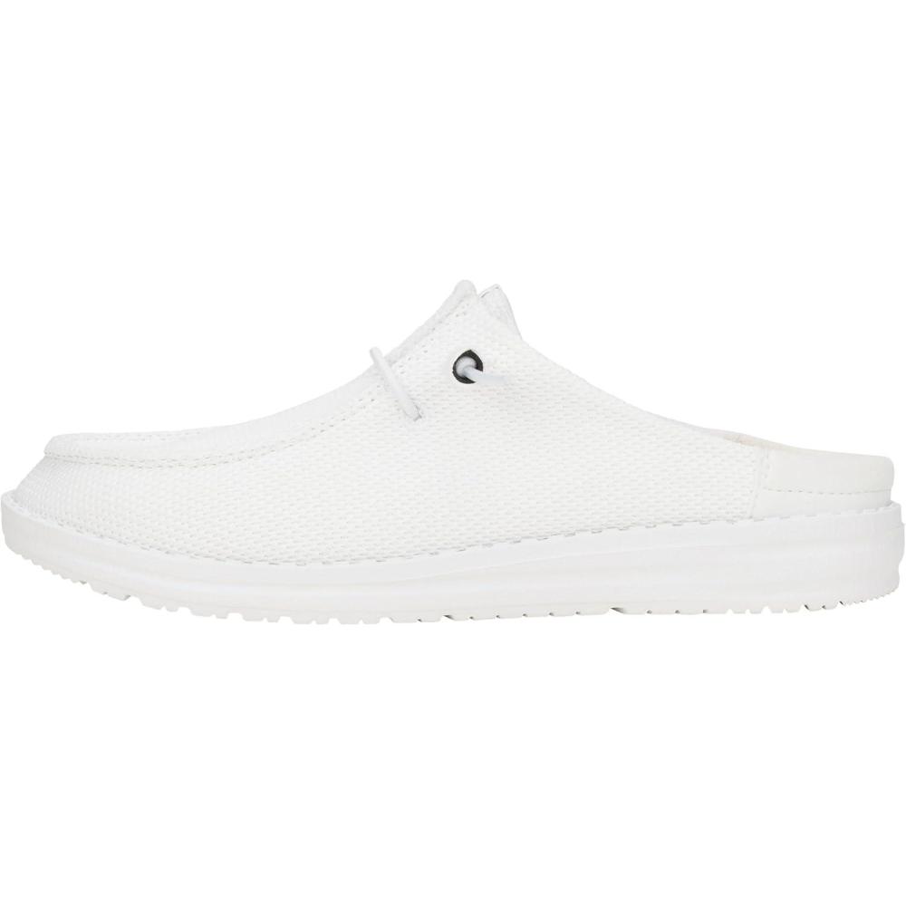 imageHEYDUDE Womens Wendy Slip Mule  Lightweight Womens SlipOn Shoes  Comfortable ampamp Casual Everyday FootwearWhite