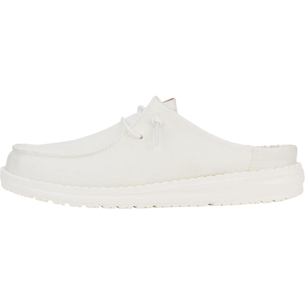 imageHEYDUDE Womens Wendy Slip Mule  Lightweight Womens SlipOn Shoes  Comfortable ampamp Casual Everyday FootwearWhiteWhite