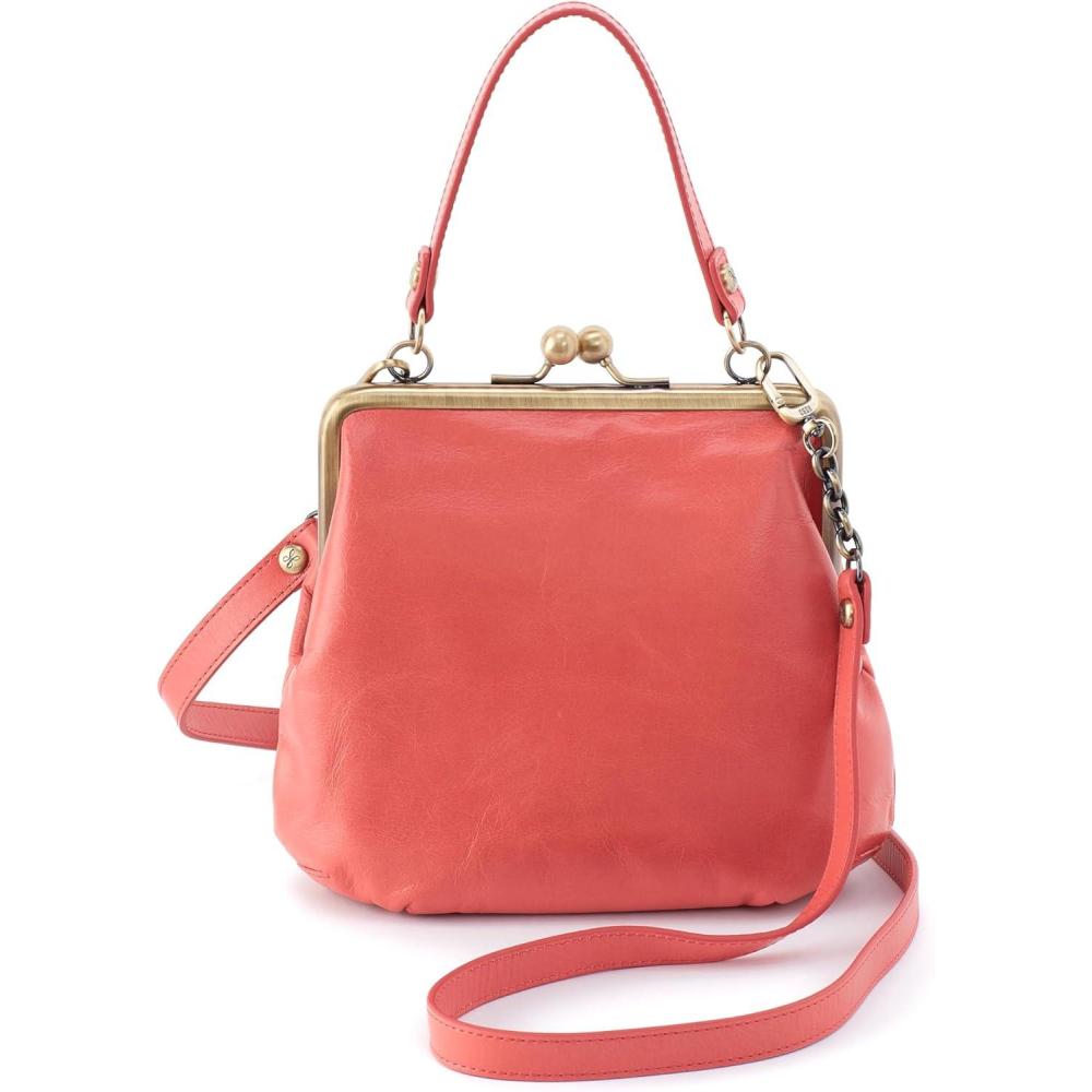 imageHOBO Alba Leather Crossbody Bag for Women with Vintage DesignCherry Blossom
