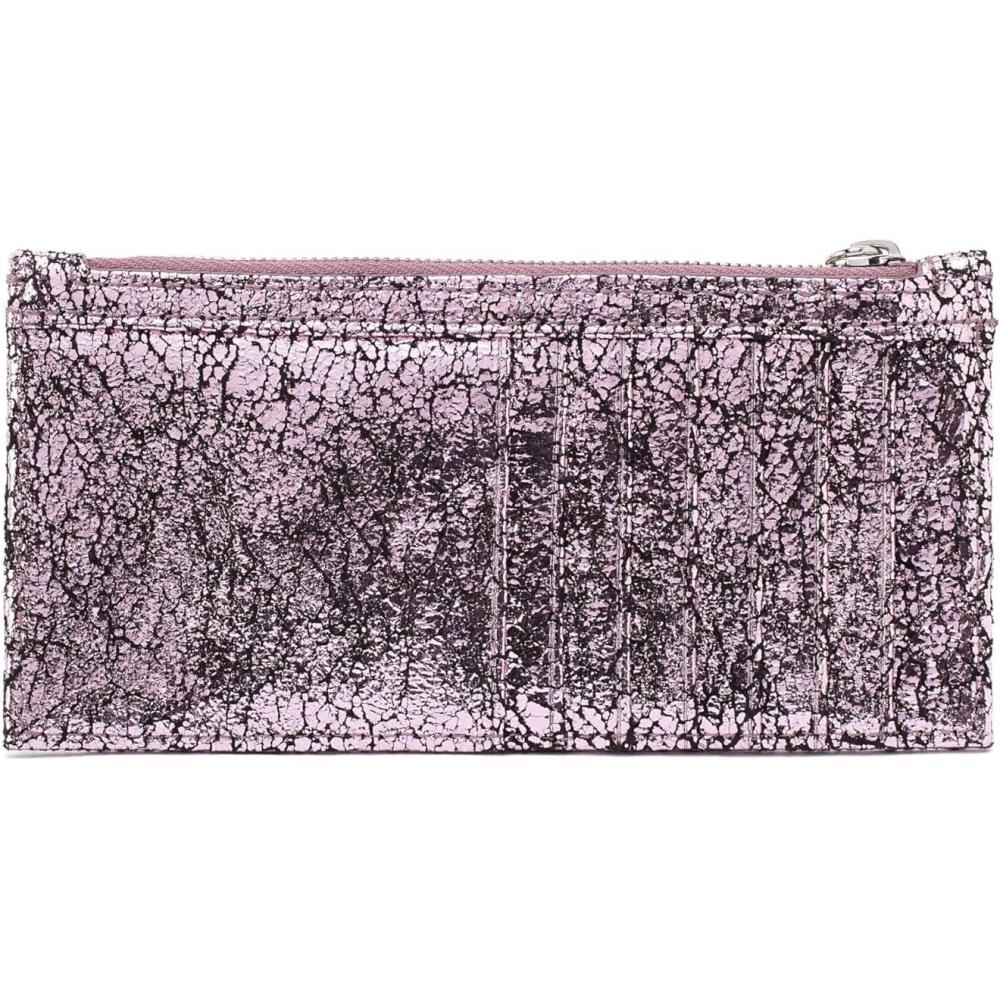 imageHOBO Carte Leather Card Case for WomenBlush Crackle