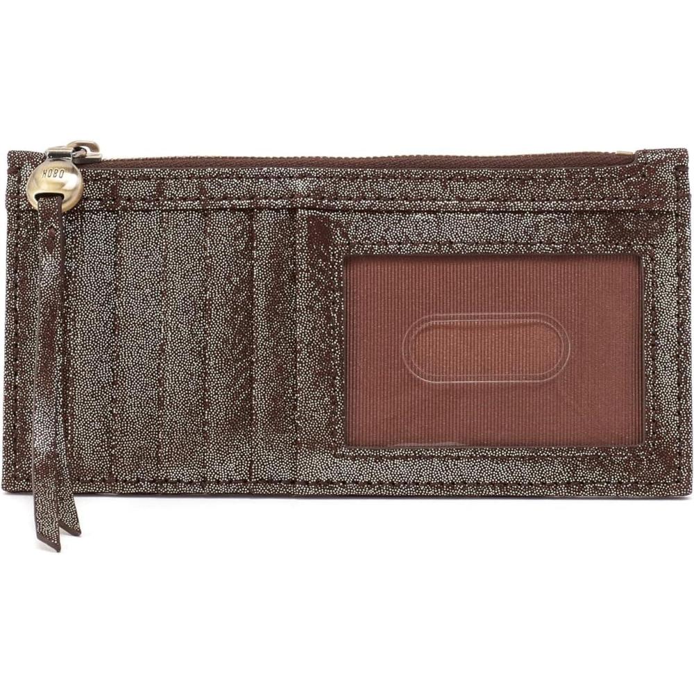 imageHOBO Carte Leather Card Case for WomenCoffee Galaxy