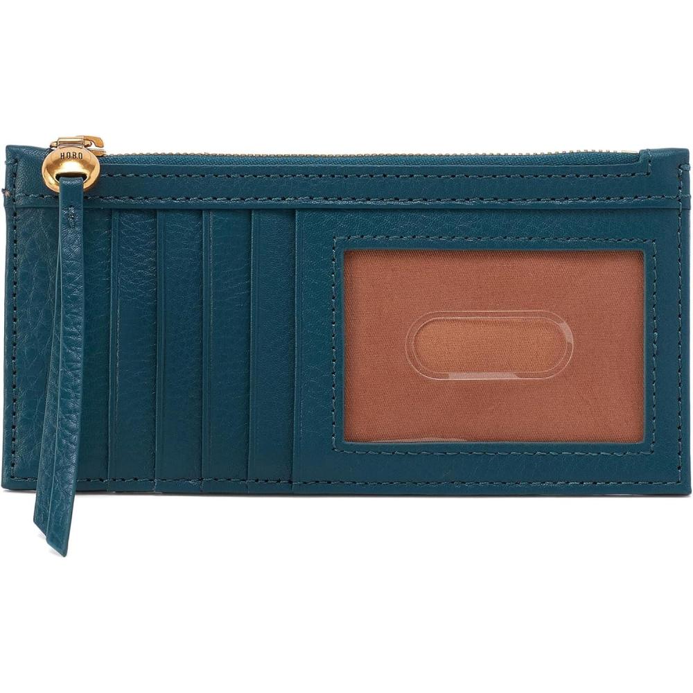 imageHOBO Carte Leather Card Case for WomenMidnight Teal