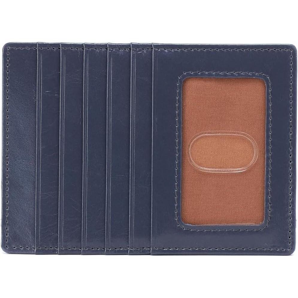 imageHOBO Womens Euro Slide Credit Card CaseBlue Stone