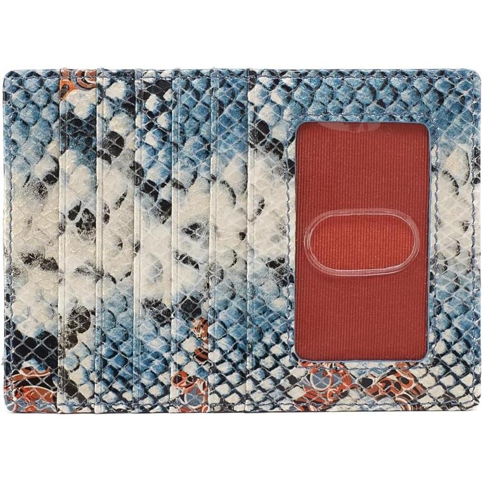 imageHOBO Womens Euro Slide Credit Card CaseBlue Tempest