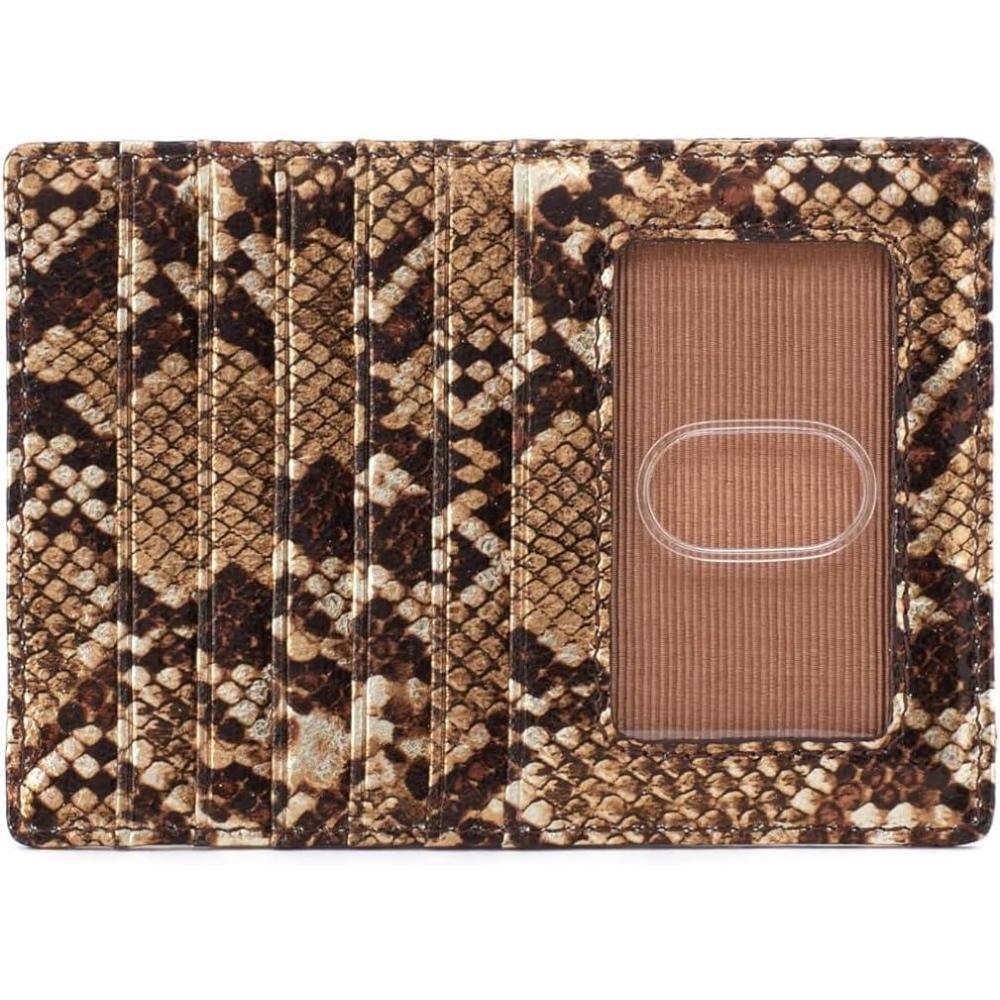 imageHOBO Womens Euro Slide Credit Card CaseGolden Snake