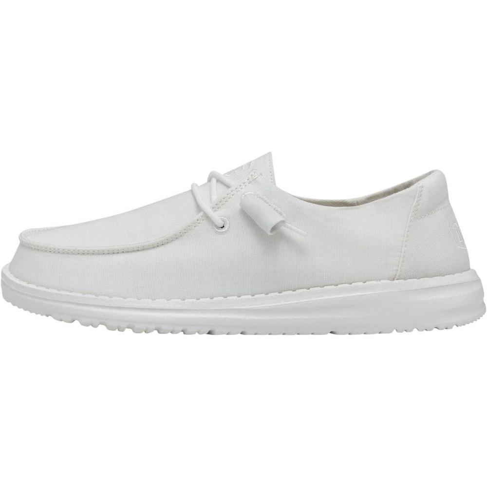 imageHey Dude Womens Moccasin Moc Toe ShoesWhite