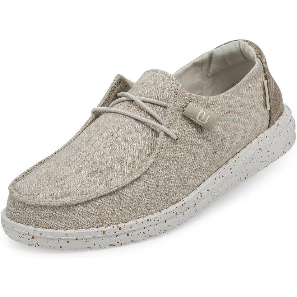 imageHey Dude Womens Moccasin Moc Toe ShoesWoven Zebra Neutral