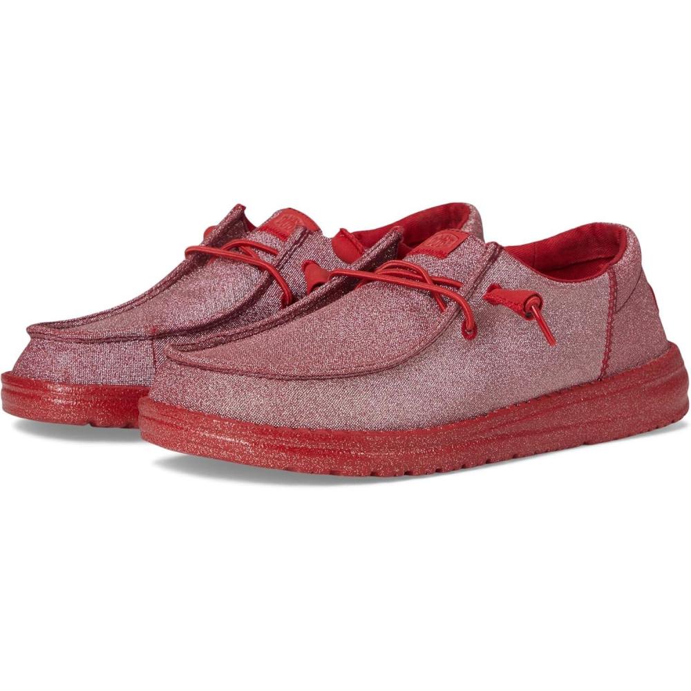 imageHey Dude Womens Wendy Funk Sparkle LoaferRed