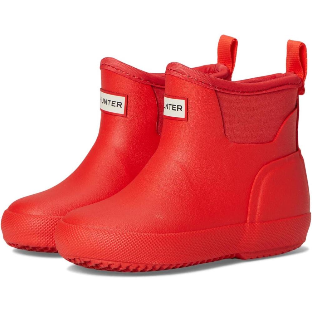 imageHunter UnisexChild Finley ToddlerLittle Kid Rain BootMedium Red