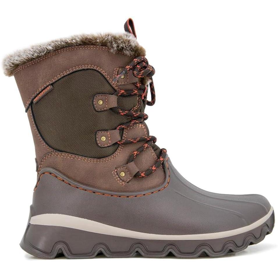 imageJambu Flurry Dark BrownBurnt Orange 9 B M