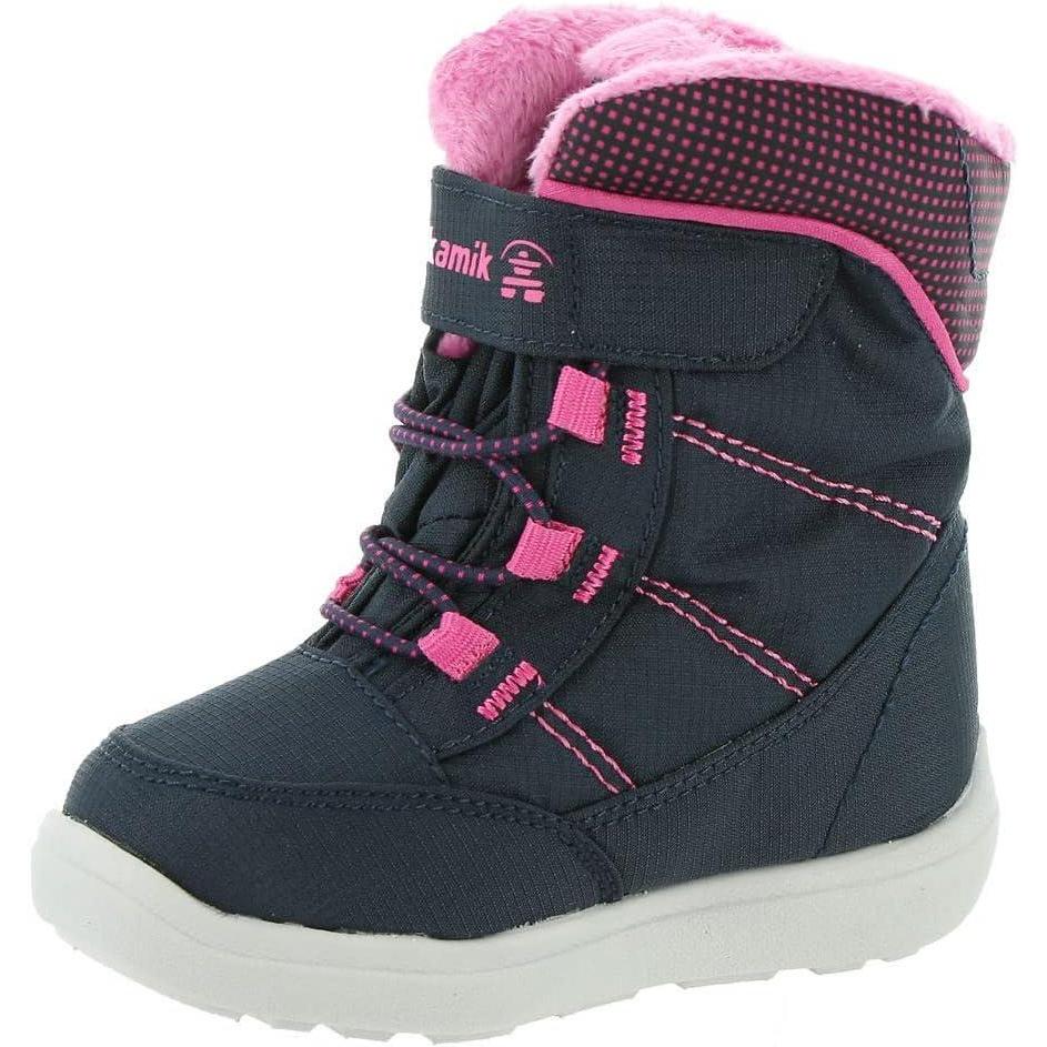 imageKamik Girls Snow BootNavyMagenta