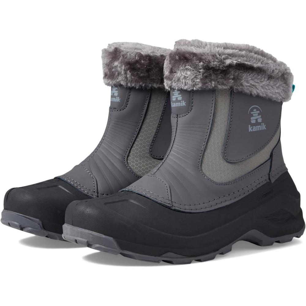 imageKamik Womens Iceland Zip Winter Snow Boot Grey 811Charcoal