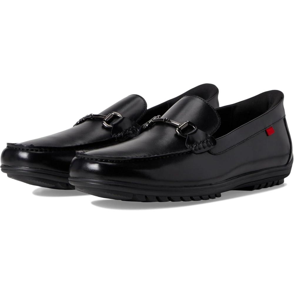 imageMarc Joseph New York Mens Casual Hands Free Slip on Buckle LoafersBlack Leather