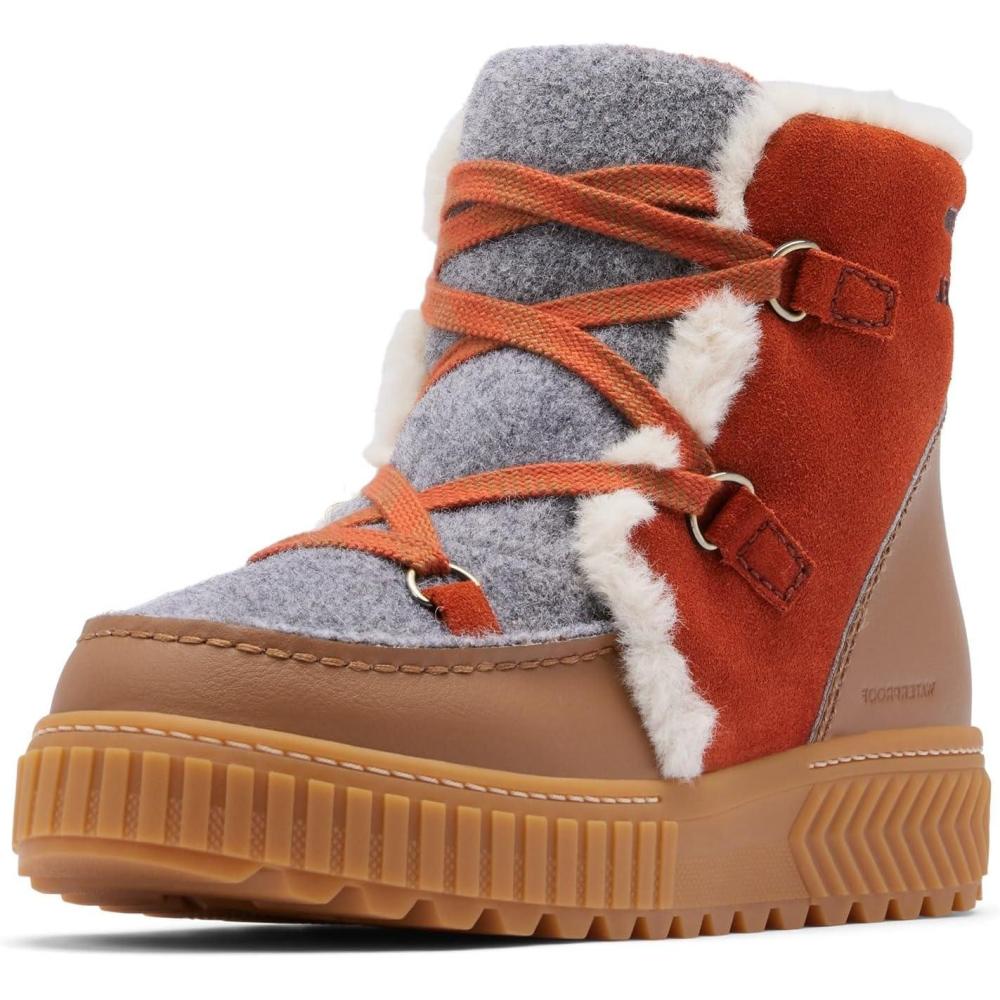 imageSOREL Womens ONA AVE Alpine Waterproof BootVelvet TanSanguine