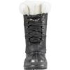 Baffin Women’s MAPLE LEAF Tall Waterproof Insulated Lightweight Leather Lace-Up Arctic-Rated Cold Weather Winter Snow Boots(Black)