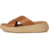 Fitflop Women’s Glides Flat Sandal(Deep Tan)