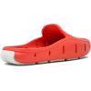 Floafers Sunset Slide – Unisex Slides – Sectional Traction – Utility Hole at Heel – Scuff-Proof Rubber Outsole(Coral/Bright White)