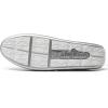 Floafers Sunset Slide – Unisex Slides – Sectional Traction – Utility Hole at Heel – Scuff-Proof Rubber Outsole(Silver Metallic/Bright White)
