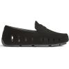 Floafers Unisex-Child Prodigy Driver Faux Suede (Toddler/Little Big Kid) Loafer(Black Vegan Suede)