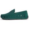 Floafers Unisex-Child Prodigy Driver Faux Suede (Toddler/Little Big Kid) Loafer(Emerald Vegan Suede)