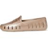 Floafers Womens Metallic Posh Driver(Rose Gold/Cream)