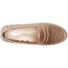 Floafers Womens Metallic Posh Driver(Rose Gold/Cream)
