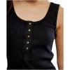 Free People Women’s Care Bryson Henley Tank(Black)