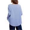 Free People Womens Latte Blues Thermal Solid(Dawn Breeze)