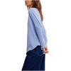 Free People Womens Latte Blues Thermal Solid(Dawn Breeze)