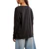 Free People Women’s Nina Tee Long Sleeve(Black)