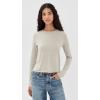 Free People Womens Nova Tee Long Sleeve(Caiman)