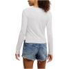 Free People Womens Nova Tee Long Sleeve(Ivory)